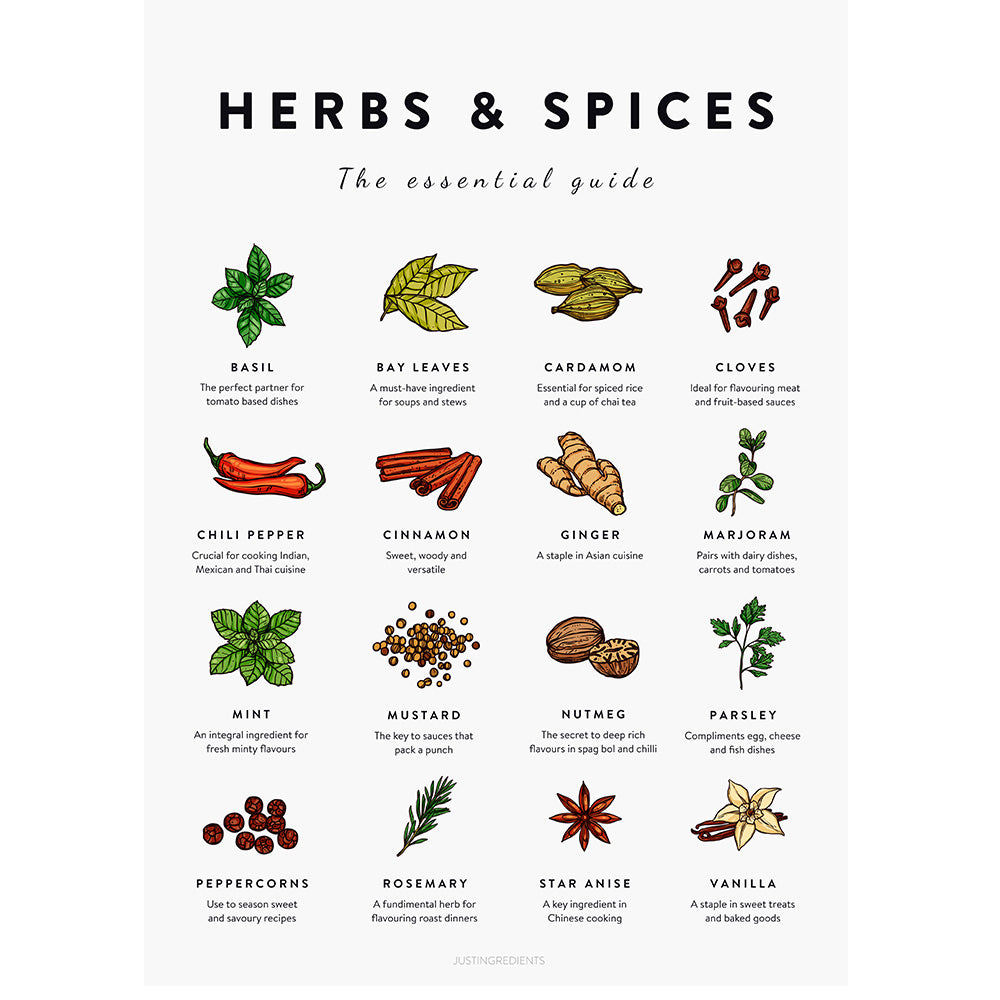 Herbs & Spices Poster
